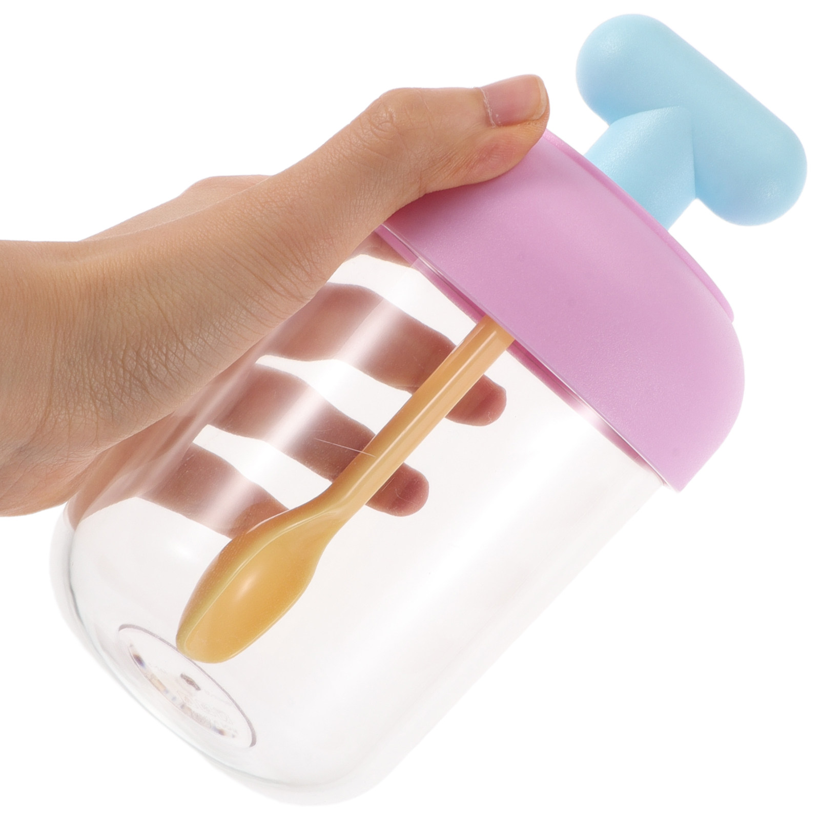 Meal Prep Yogurt Cups - Portable Double-Layer Salad Cup Leakproof Breakfast