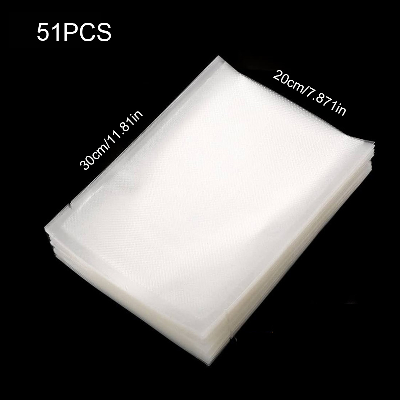 Meal Prep Vacuum Seal Containers - 50PCS/Lot BPA-Free Vacuum Food Bags, Vacuum