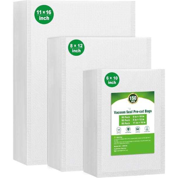 Meal Prep Bulking - [New Deal] Vacuum Sealer Bags, 150