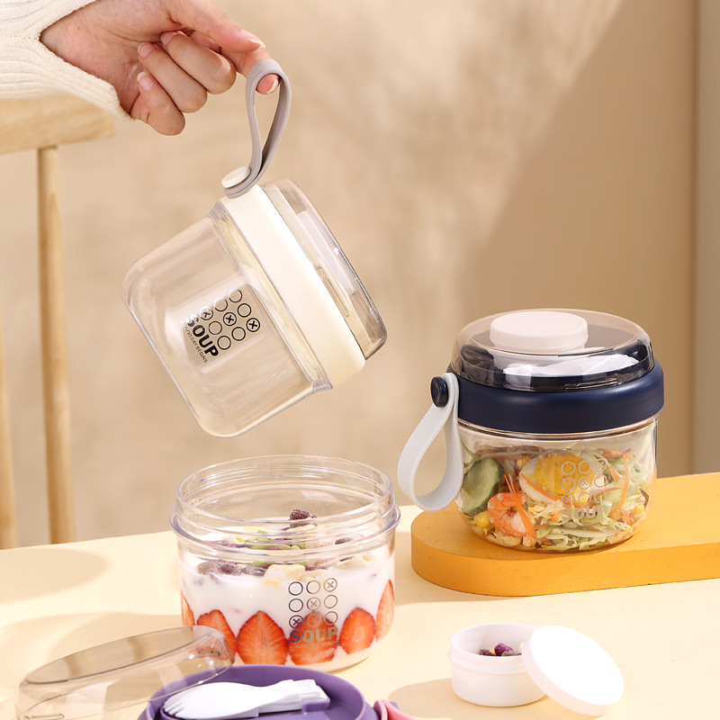 Salad Cup Reusable Leakproof O - Meal Prep Yogurt Cups ulasan dan harga