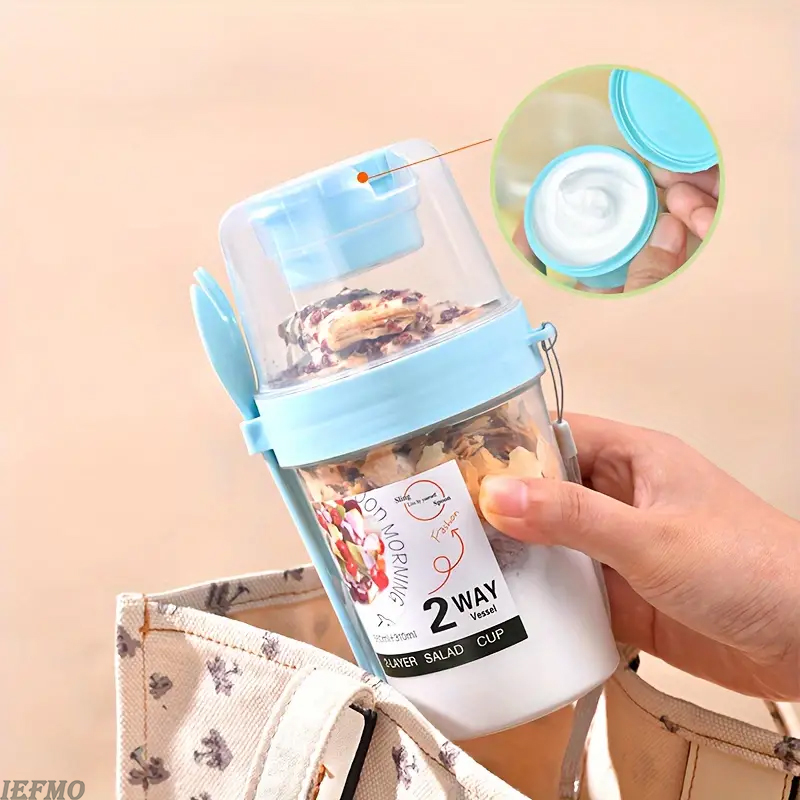 On-the-Go Salad Bowl Set with  - Meal Prep Yogurt Cups ulasan dan harga