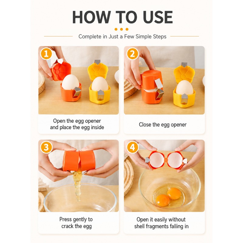 Egg Shell Cutter Cracker Opene - Meal Prep Easy ulasan dan harga