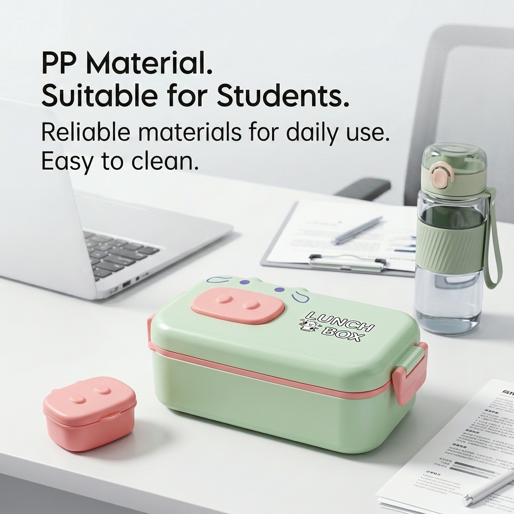 Kawaii Plastic Bento Box for K - Meal Prep Kinder ulasan dan harga