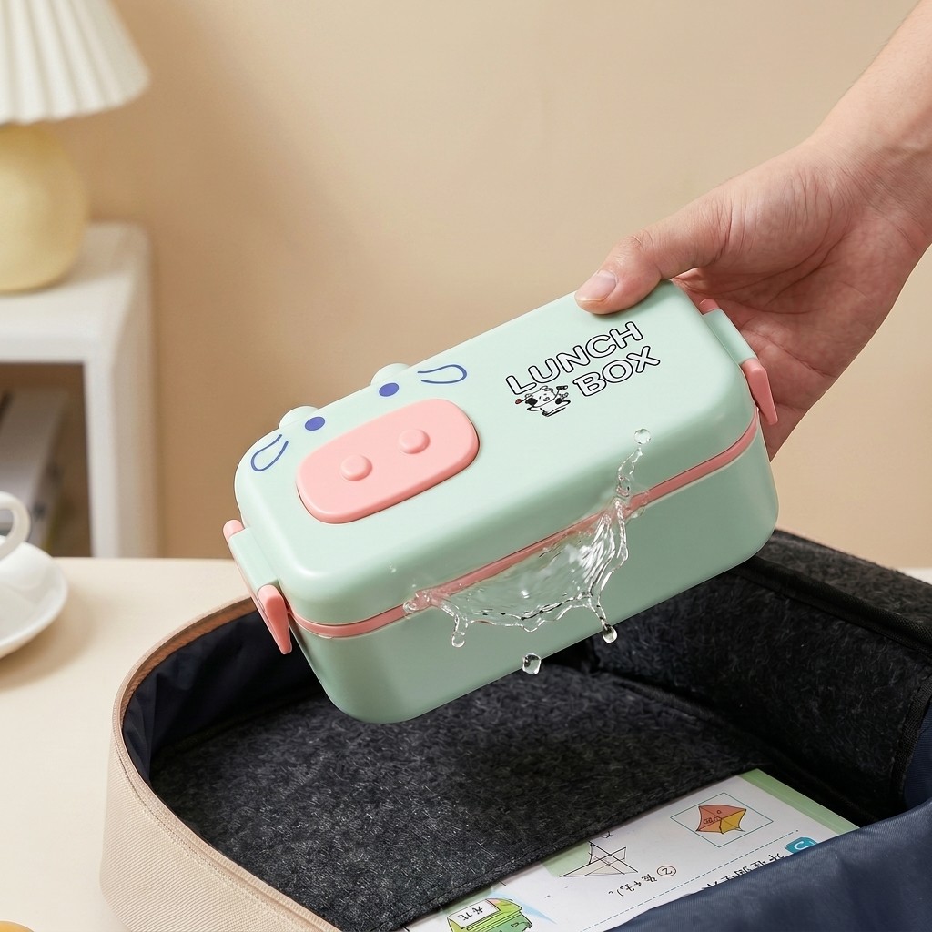 Kawaii Plastic Bento Box for K - Meal Prep Kinder ulasan dan harga