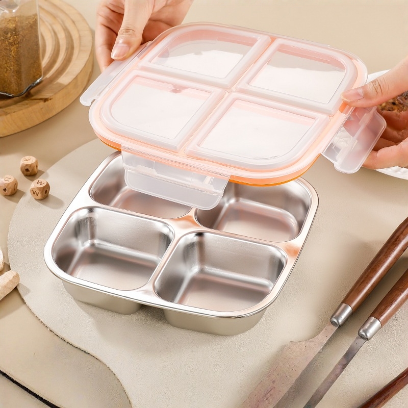 304 Stainless Steel Lunch Box, - Meal Prep Kinder ulasan dan harga