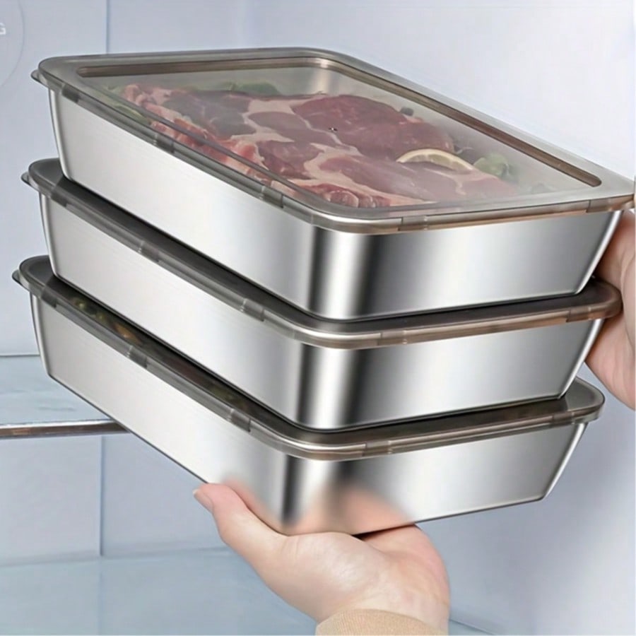 6pcs(3 Boxes+ 3 Lids) Stainles - Meal Prep Easy ulasan dan harga