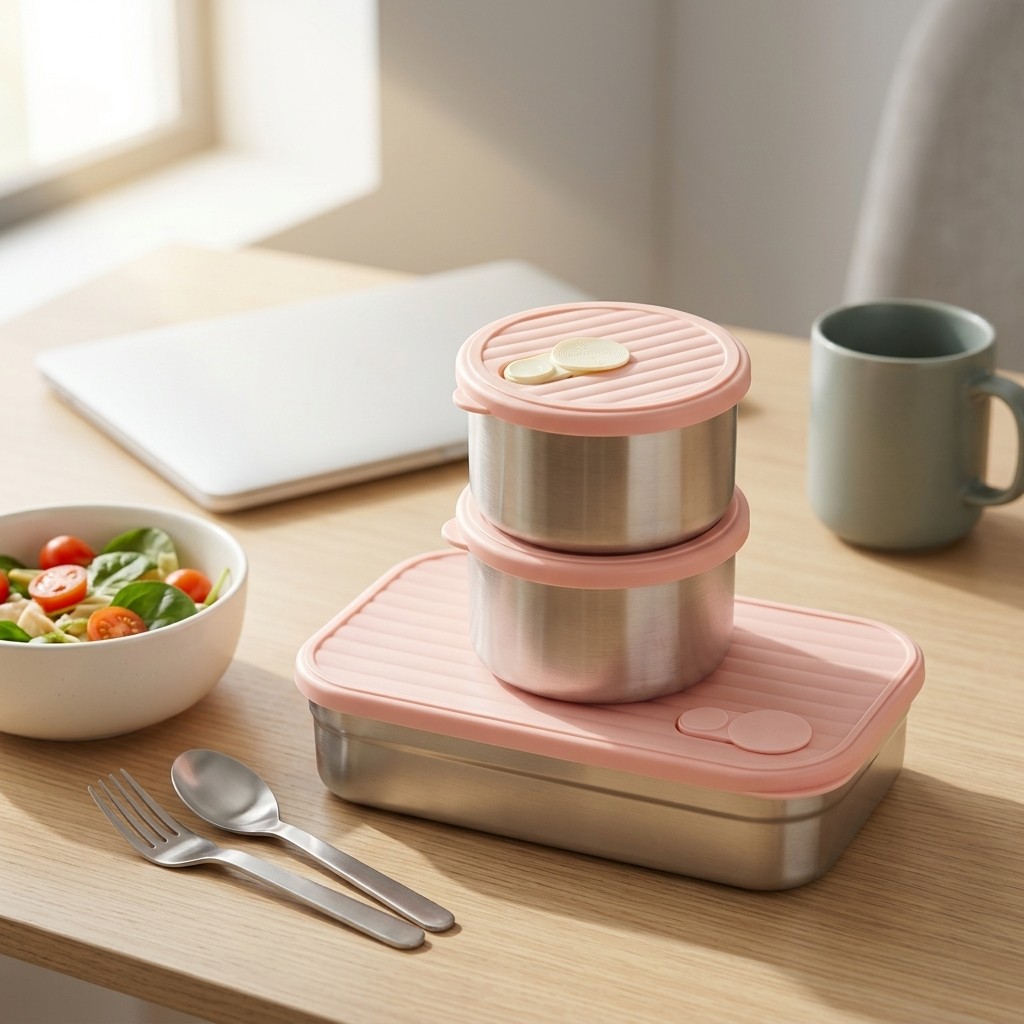Bento Lunch Box Set Microwave  - Meal Prep Kinder ulasan dan harga