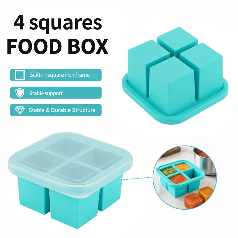 Silicone 4-Compartment Food St - Meal Prep Easy ulasan dan harga