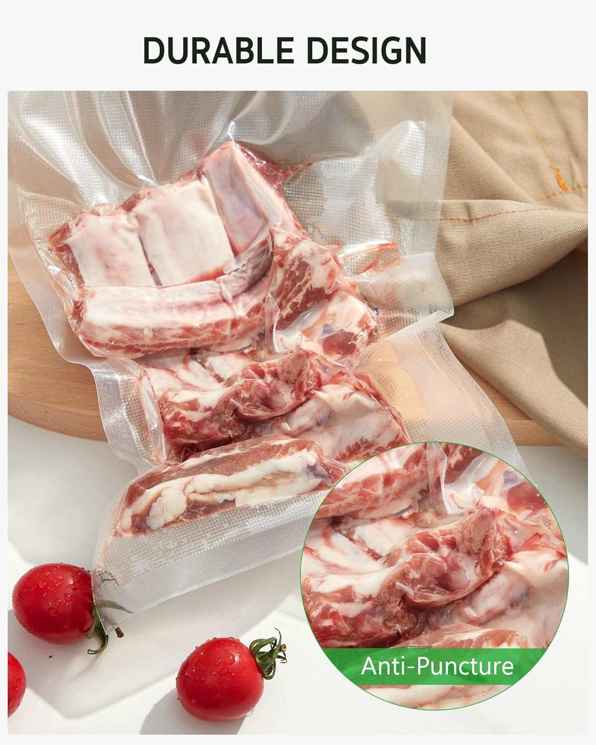 [New Deal] Vacuum Sealer Bags, - Meal Prep Bulking ulasan dan harga