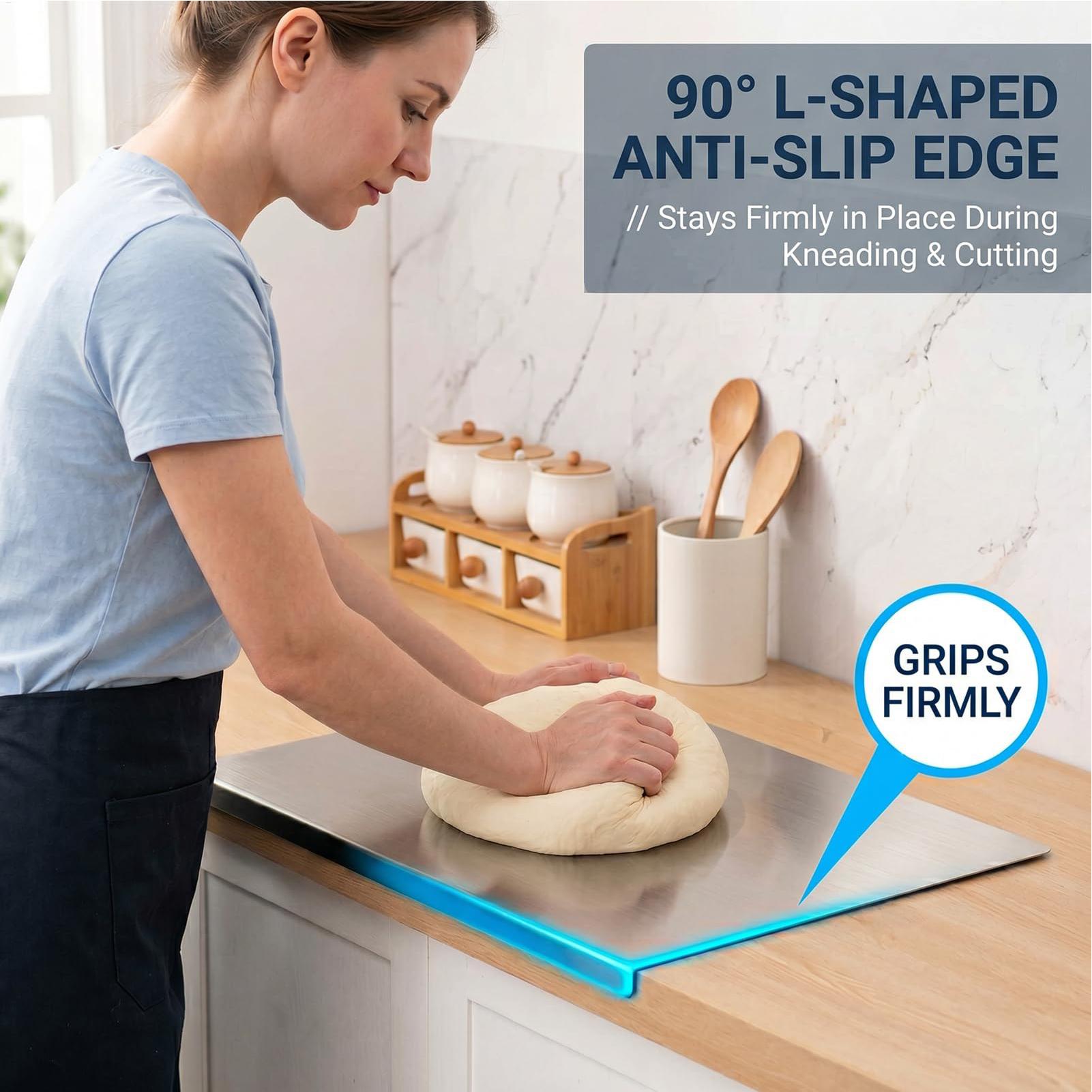 Non Slip Stainless Steel Cutti - Meal Prep Easy ulasan dan harga