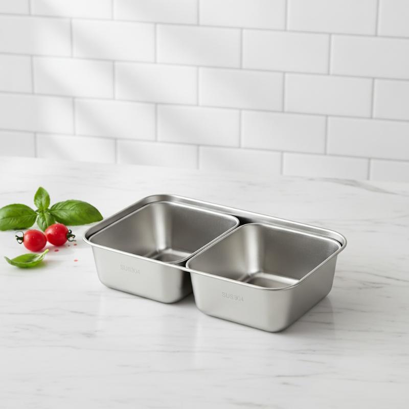 NEW 12/3 PCS 304 Stainless Ste - Meal Prep Easy ulasan dan harga