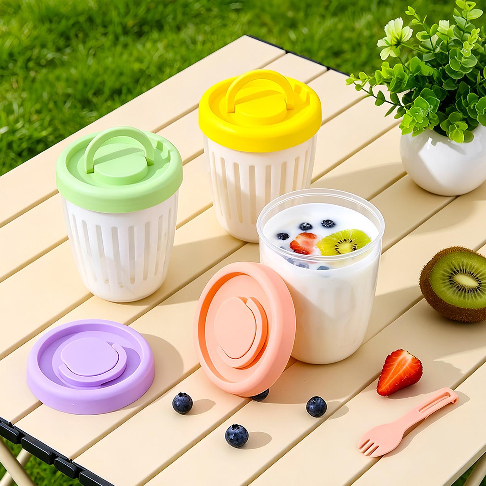Yogurt Cups With Lids Draining - Meal Prep Yogurt Cups ulasan dan harga