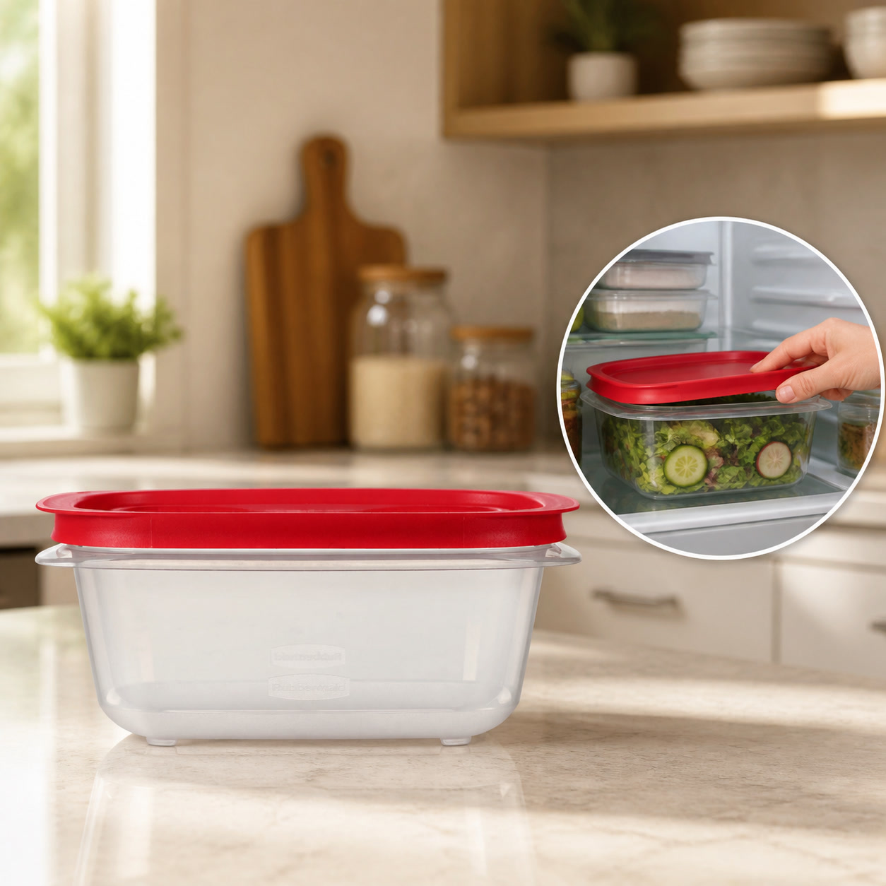 5.26 Cup Rectangular Food Stor - Meal Prep Easy ulasan dan harga