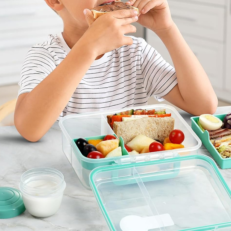 4 Compartment Leakproof Bento  - Meal Prep Kinder ulasan dan harga