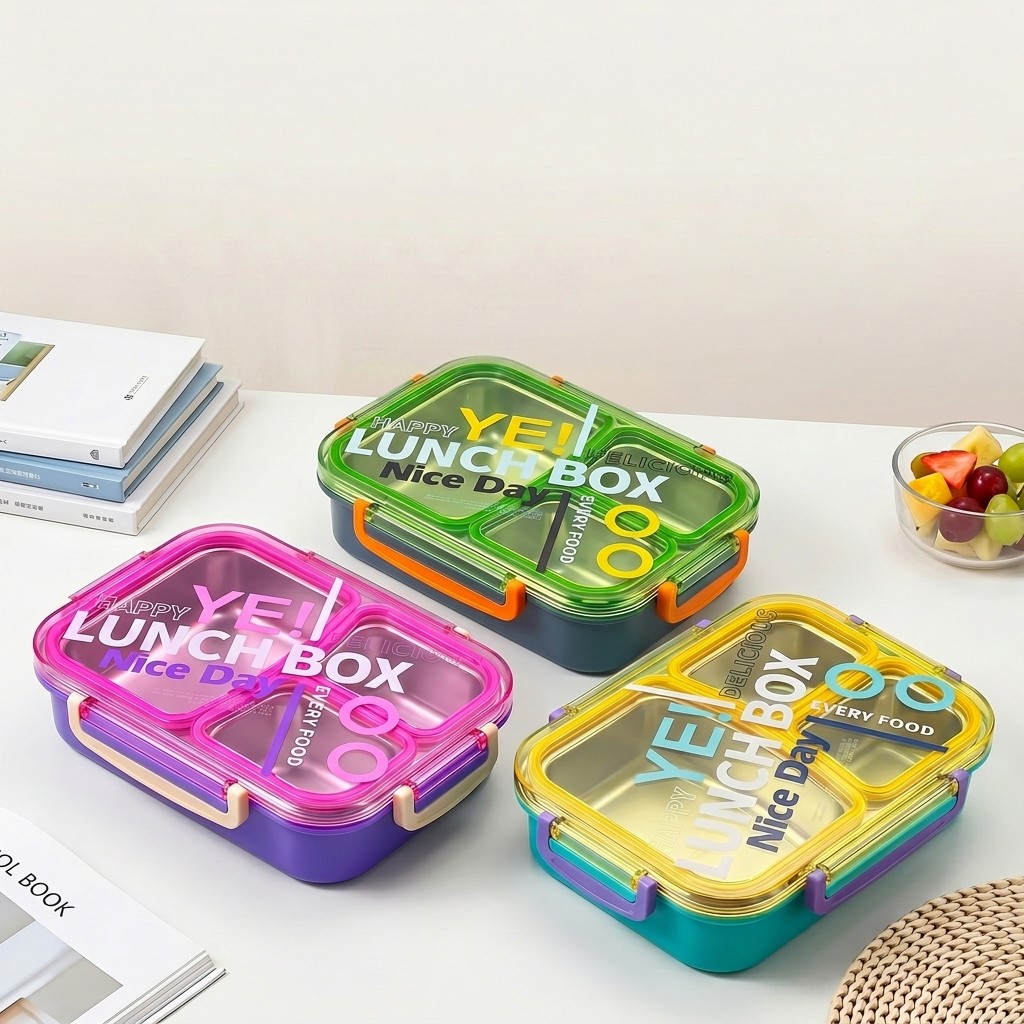 Microwavable 304 Stainless Ste - Meal Prep Kinder ulasan dan harga