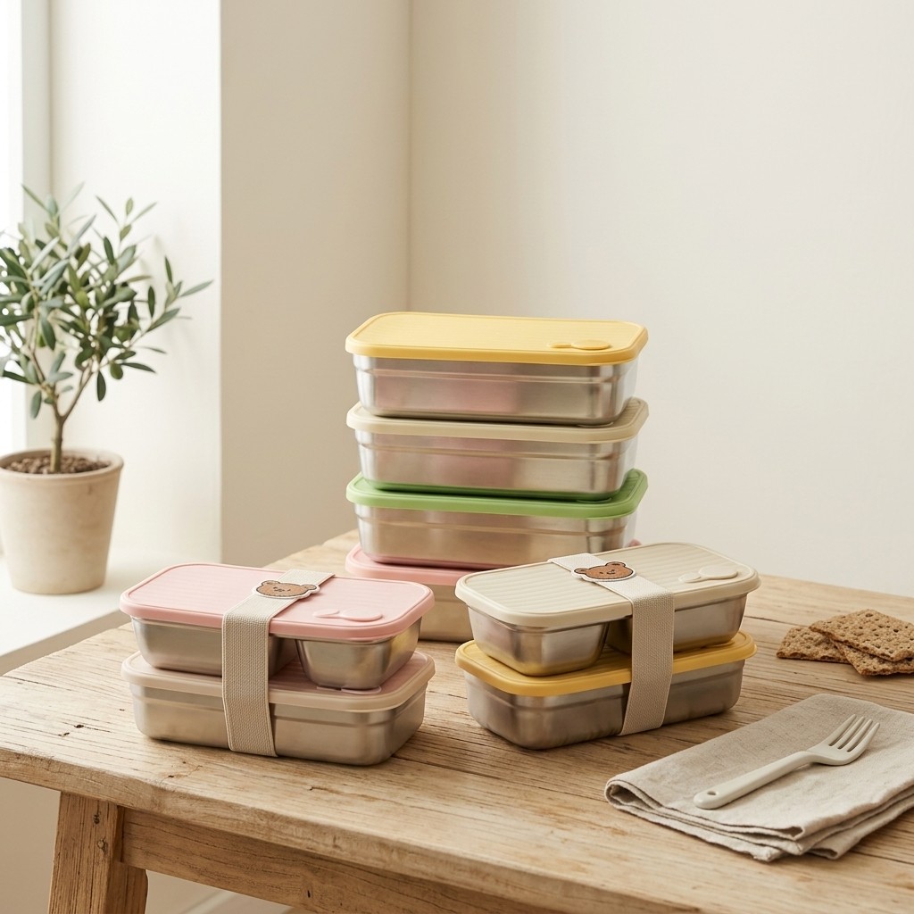 304 Stainless Steel Bento Lunc - Meal Prep Kinder ulasan dan harga