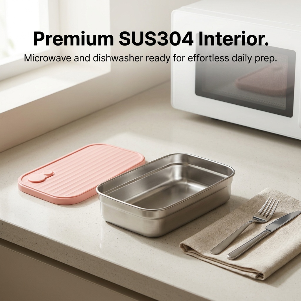 304 Stainless Steel Bento Lunc - Meal Prep Kinder ulasan dan harga