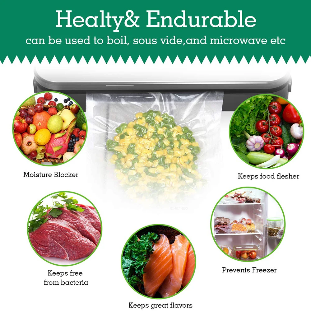 Sous Vide Roll Bags for Vacuum - Meal Prep Vacuum Seal Containers ulasan dan harga