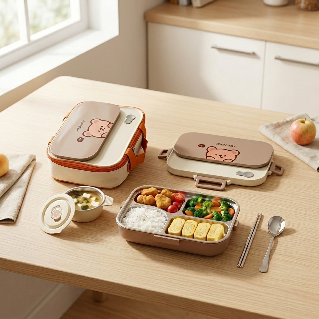 304 Stainless Steel Bento Box  - Meal Prep Kinder ulasan dan harga