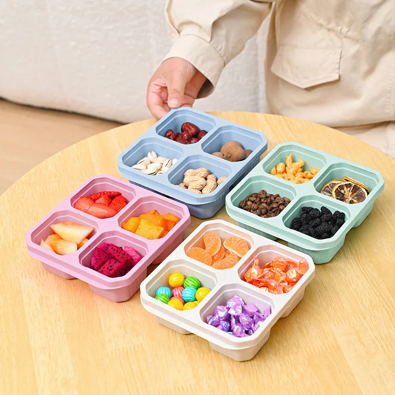 4 Grid Snack Box for Kids and  - Meal Prep Kinder ulasan dan harga