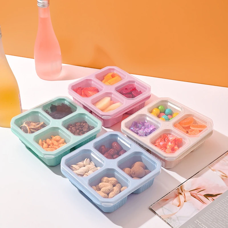 4 Grid Snack Box for Kids and  - Meal Prep Kinder ulasan dan harga